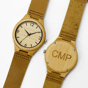 【送料無料】腕時計　メンズカスタムウォッチmens custom wooden watch engraved personalized wood birthday groomsmen gift 16,045円