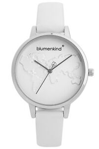 【送料無料】腕時計　レディースシルバーホワイトウォッチblumenkind damenuhr silberwei 07031985swhpwh