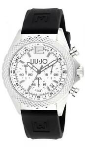 【送料無料】腕時計　ラグジュアリーリュジョダービークロノシリコーンネロシルバーorologio uomo liu jo luxury derby tlj830 chrono silicone nero silver