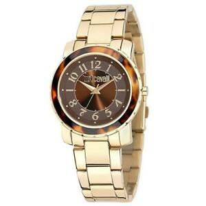 【送料無料】腕時計　センターjust cavalli orologio polso femminile feel jc r7253582501 acciaio dorato tondo