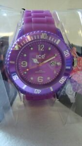 【送料無料】腕時計　タグボックスoriginal ice watch sili purple big in box with tags