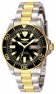 【送料無料】腕時計　メンズゴールドシルバートーンステンレススチールウォッチ7045 invicta mens signature goldtone and silver stainless steel watch