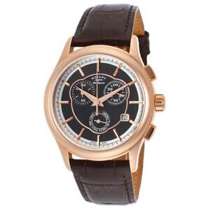 【送料無料】腕時計　ロータリーメンズスイスクオーツゴールドウォッチブラウンレザーストラップrotary mens swiss quartz watch gold steel case amp; brown leather strap gs9004606