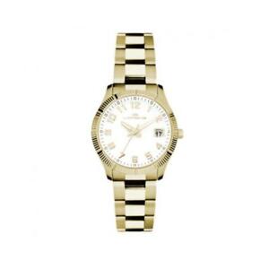 【送料無料】腕時計 ドナゴールドビアンコクラシコorologio donna lorenz ginevra 027016dd acciaio gold dorato bianco 50mt classico