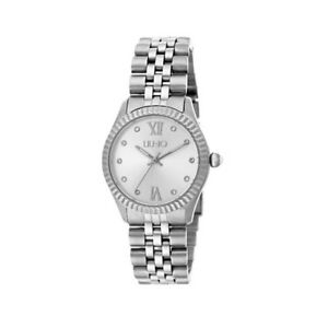 【送料無料】腕時計 リュージョーラグジュアリーソロテンポシルバーコンliu jo luxury orologio solo tempo donna tiny silver con cristalli