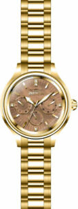【送料無料】腕時計　＃エンジェルクォーツクロノゴールドトーンステンレススチールウォッチ28736 invicta women039;s angel quartz chrono 100m gold tone stainless steel watch