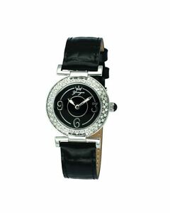 【送料無料】腕時計 バークリスタルレザーウォッチyonger amp; bresson womens dcc 148401 ligne intemporel crystal leather watch