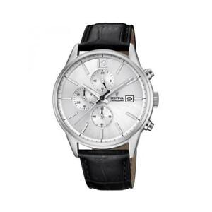 【送料無料】腕時計　クラシックアルグラフィカルorologio festina classic f202841 al quarzo analogico cronografo acciaio acciaio