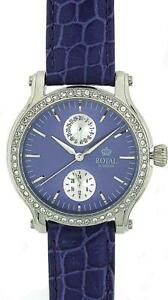 【送料無料】腕時計 ロイヤルロンドンレディースパープルレザーストラップウォッチベゼルセットroyal london ladies cz set bezel date 24 hour purpleleather strap watch 2113503