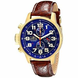 【送料無料】腕時計　レザークロノグラフウォッチinvicta iforce 3329 leather chronograph watch｜hokushin