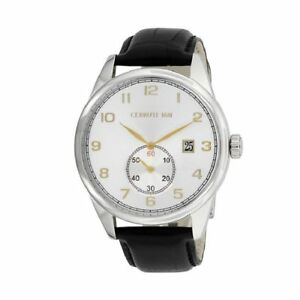 超話題新作 送料無料 腕時計 ソロテンポセルッティシルバーネロorologio Solo Tempo Uomo Cerruti 1881 Cra046a212k Acciaio Silver Pelle Nero 男女兼用腕時計 Slcp Lk