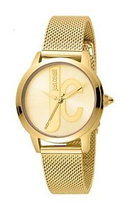 【送料無料】腕時計　キャバリゴールドステンレススチールjust cavalli womens jc1l050m0085 jc set gold ip stainless steel wristwatch