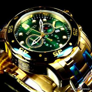 invicta pro diver scuba gold