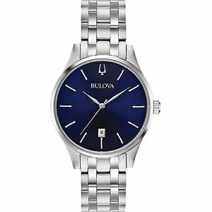 【送料無料】腕時計　クラシックステンレススチールbulova 96m149 classic stainless steel wristwatch