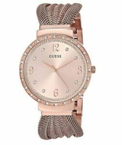 【送料無料】腕時計　ローズゴールドトーンメッシュストラップウォッチブランドguess 36mm womens rose goldtone meshstrap watch u1083l3 brand