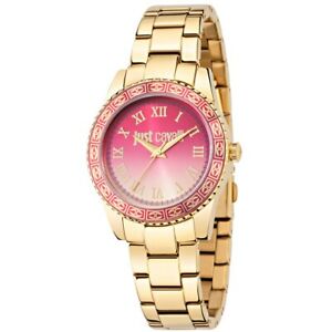 【貨物輸送無料】ウオッチ キャバリカステッリロマーニヌオーヴォorologio femminile just cavalli just sunset r7253202507 oro numeri romani nuovo