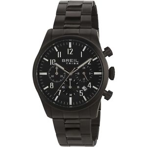 【送料無料】腕時計　クラシックフルグラフィカルウォッチorologio breil tribe classic elegance ew0358 acciaio watch full nero cronografo