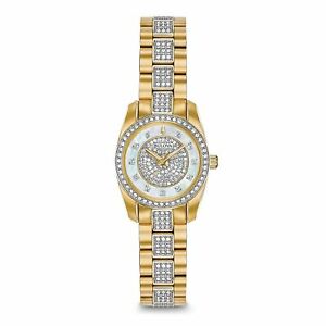 【貨物輸送無料】ウオッチ 水晶寄せ合わせbulova 98l241 womens crystal collection
