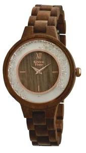 人気商品 腕時計 オロロジオタイムラインストーンドナウォッチorologio Green Time Strass Donna Watch Wood Zw0a Legno Sandalo Zirconi Donna あすつく Www Purpleforparents Us