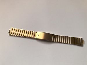 【貨物輸送無料】ウオッチ ビンテージウィットウォッチブレスレットイエローゴールドトーンエドvintage wittnauer watch bracelet yellow goldtone