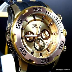 【貨物輸送無料】ウオッチ メンズプロダイバースキューバクロノグラフローズゴールドトーンウォッチmens invicta pro diver scuba ii 50粍 chronograph gold and rose tone watch