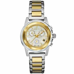【貨物輸送無料】ウオッチ グラフィカルカサorologio cronografo donna breil tw1189 cassa acciaio pvd oro datario