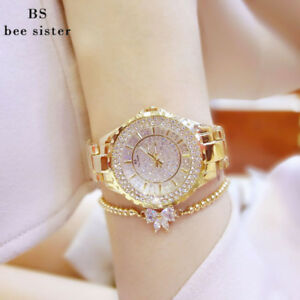 【送料無料】腕時計　ブレスレットファッションラインストーンレディースbs women bracelet watches fashion luxury lady rhinestone wristwatch ladies c