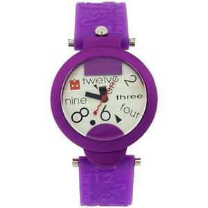 【送料無料】腕時計　シリコンストラップレディースファッションアナログクールタイムウォッチkool time mensa analogue purple silicone strap ladies fashion watch kt60