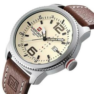 【送料無料】腕時計　ブランドスポーツレザーストラップクォーツオビドスmens luxury brand sport army military leather wrist quartz watches relogio