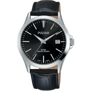 【送料無料】腕時計　パルサーレザーストラップウォッチ×pulsar gents leather strap watch ps9457x1pnp