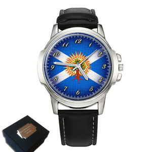 【送料無料】腕時計　スコットランドメンズthe church of scotland flag gents mens wrist watch gift engraving