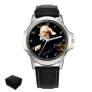 【送料無料】腕時計　フランスヴィクトルユーゴーメンズvictor hugo french poet mens wrist watch engraving