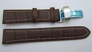 【送料無料】腕時計　ダブルブレスレットマロンアンティウエストbracelet en cuir marron double cuir a boucle deployante en acier taille 20 16,485円