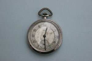 【送料無料】腕時計　ハウジングポケットウォッチkienzle taschenuhr mit verchromtem gehuse, 1930er jahre