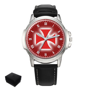 【送料無料】腕時計　クロステンプルメンズtemplar cross knights templar masonic gents mens wrist watch gift engraving