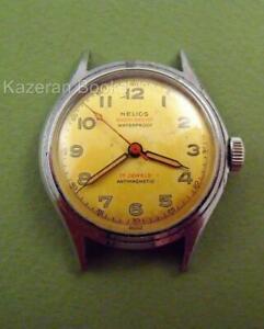 【送料無料】腕時計　ビンテージヘリオスvintage helios 17 jewel wristwatch c1945 working femga 520 cal