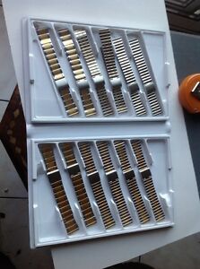 【送料無料】腕時計　ブレスレットドメタルビコロットデbracelet de montre en mtal 16 mm bicolore lot de 12