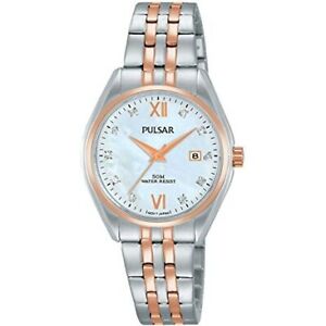 【送料無料】腕時計　パルサーレディーストーン×pulsar ladies two tone watch ph7458x1pnp
