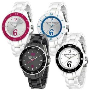 【送料無料】腕時計 ドナミスアズーロビアンコネロorologio donna miss sixty m60 sugar policarbonato bianco nero cherry azzurro