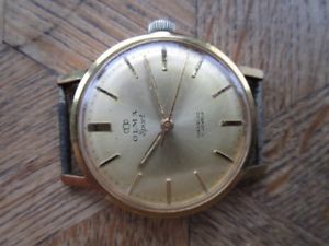【送料無料】腕時計　ビンテージスポーツセントパーツart vintage gold plated olma sport manual cal fhf st 96 for parts