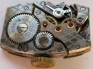 【送料無料】腕時計　ヴィンテージプロジェクトvintage rectangle eta 757 watch movement for part or project