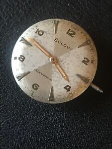 【送料無料】腕時計　ビンテージメンズvintage mens bulova movement 10csc 17j for parts running