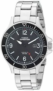 【送料無料】腕時計　レンジャーシルバーストーンブレスレットtimex tw4b10900, expedition ranger silvertone bracelet watch, indiglo, date