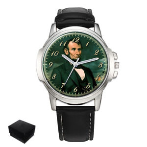 【送料無料】腕時計　エイブラハムリンカーンメンズpresident abraham lincoln gents mens wrist watch gift engraving