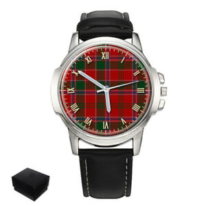 【送料無料】腕時計　タータンチェックメンズdalziel dalzell scottish clan tartan gents mens wrist watch gift engraving