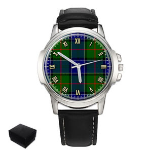 【送料無料】腕時計　スコットランドタータンチェックメンズドラモンドcolquhoun scottish clan tartan gents mens wrist watch gift engraving