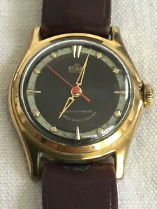 【送料無料】腕時計　ヴィンテージヘリテージルビーレディースミクロンvintage erbe 17 rubies ladies windup wrist watch gold plated 20 microns 22,052円