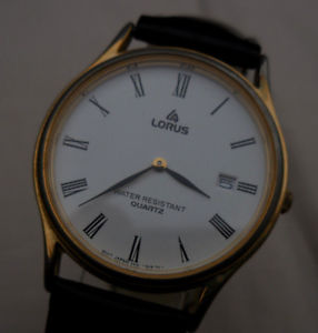 【送料無料】腕時計　デancienne lorusv53l,elegante fine montre dame a dateur ,bel etat de conservation