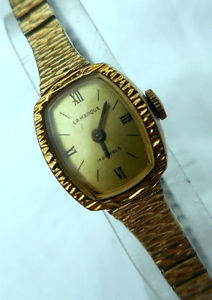 【送料無料】腕時計　レディブレスレットlamarquemajor,montre us mecanique dame,17 rubis des annees 60,bracelet assorti