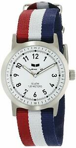 【送料無料】腕時計　メンズアルファブラボーズルサイズvestal mens alpha bravo zulu abz3c03 watch red white blue one size